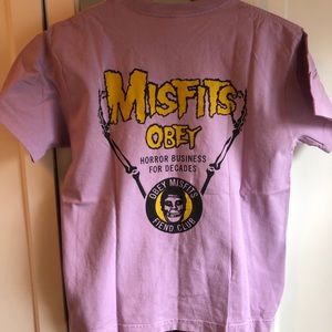 Obey misfits fiend club graphic tee